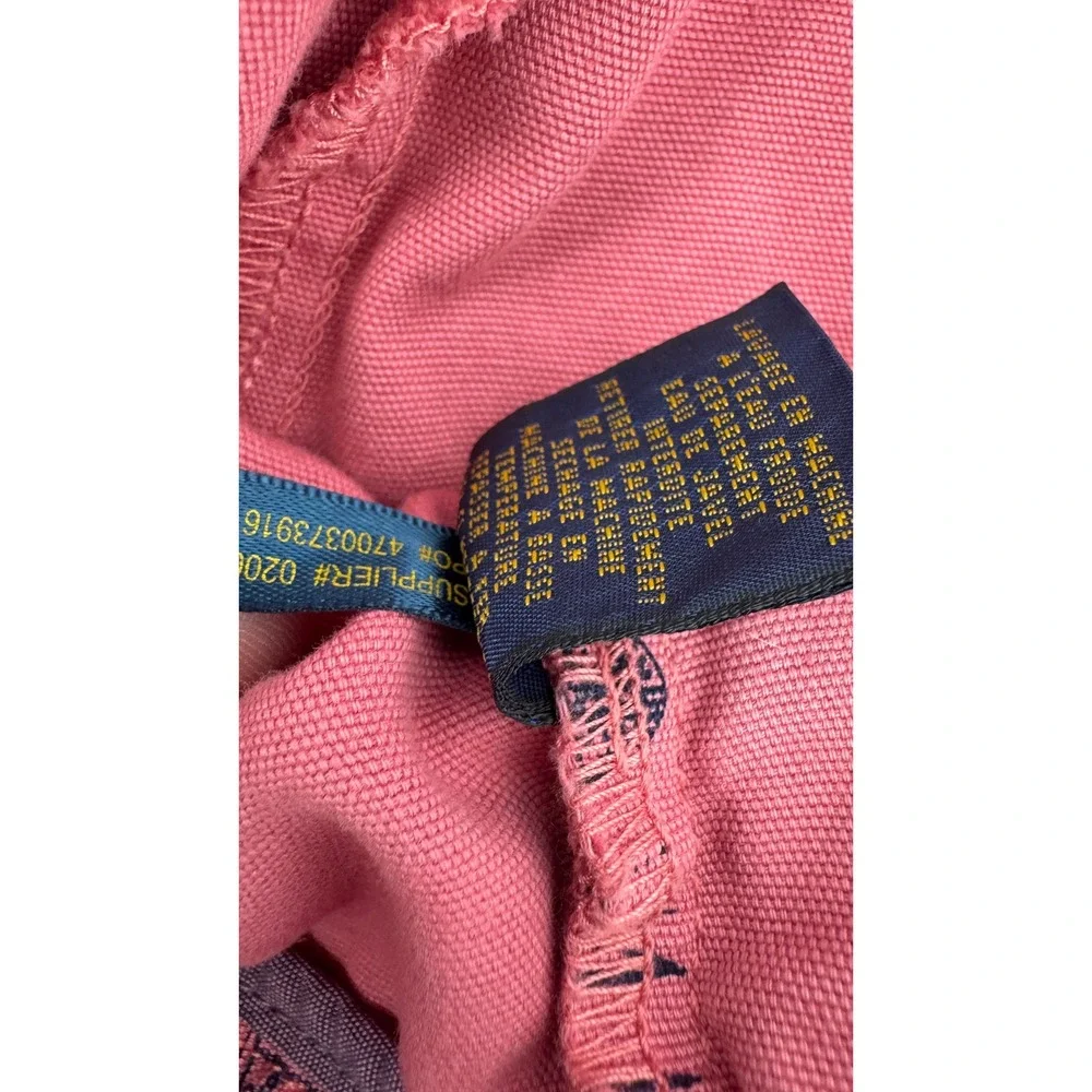 Polo Ralph Lauren Shorts Mens 42 Pink Sailboat Nautical Chino Cotton Summer